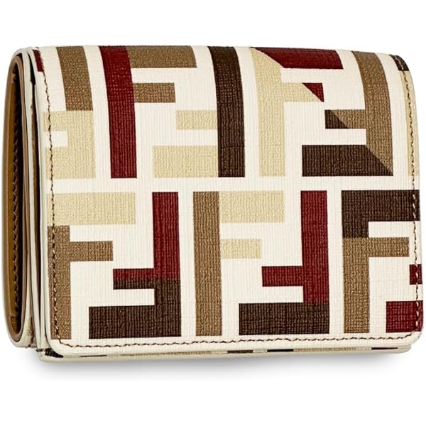 Amazon | [フェンディ] 財布 二つ折り FFダイヤモンド ズッカ柄 FFロゴ