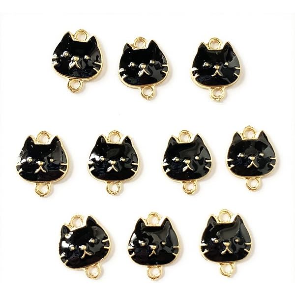 ハンドメイドねこチャーム　12個 ⑤ ハンドメイドねこチャーム 12個 ⑤