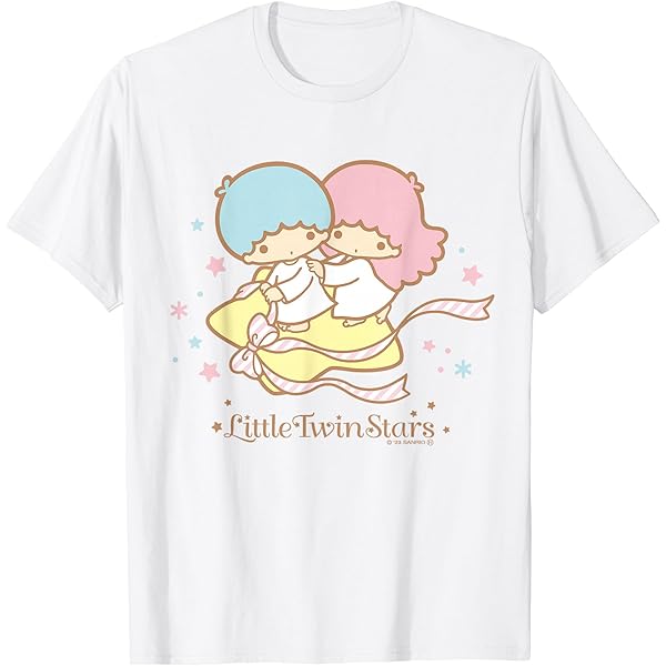 Amazon | リトルツインスターズ ほしにのって ライトカラー Tシャツ
