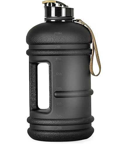 Amazon.co.jp: ハンドル付きハーフガロンウォーターボトル - 2.2L 再