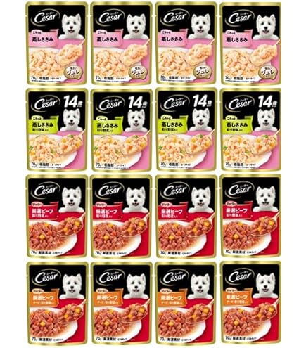 Amazon.co.jp: シーザー パウチ 成犬用 70g×144袋(4袋入り×36パック