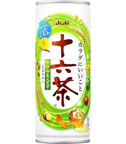 Amazon.co.jp: アサヒ飲料 十六茶 缶 245g×30本 [お茶] [ノンカフェ