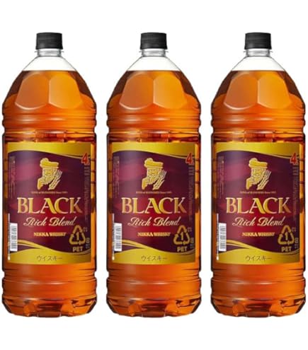 Amazon.co.jp: ブラックニッカ リッチブレンド 4Lペット 4L×4本 : 食品