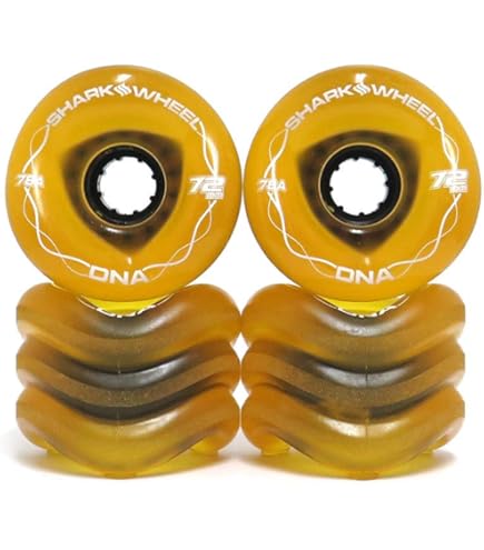 ［新品］シャークウィール 60mm 78a ブラック/ブルー スワール Amazon | クルージング用 SHARK WHEEL SOFT WHEEL シャーク