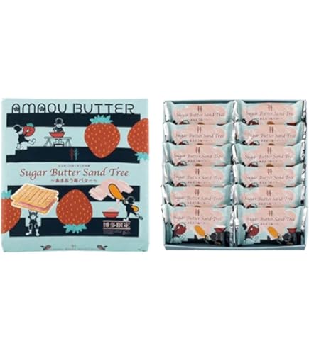 Amazon.co.jp: シュガーバターサンドの木 あまおう苺バター 10個入×2