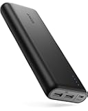 Anker PowerCore 20100 (20100mAh 2ポート 超大容量 モバイルバッテリー) 【PSE認証済/PowerIQ搭載/マット仕上げ】iPhone&Android対応 (ブラック)