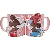 サンアート ディズニー ミッキーマウス & ミニーマウス ペアマグ マグカップ 2個セット 約300ml SAN4077
