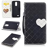 Aireratze(TM) LG K8 2017 ケース　PU　手帳型　携帯電話用 [USBケーブルは無料です]　カバー カード収納ポケット付き　マグネット式　ストラップ付き　スマートフォン保護ケース