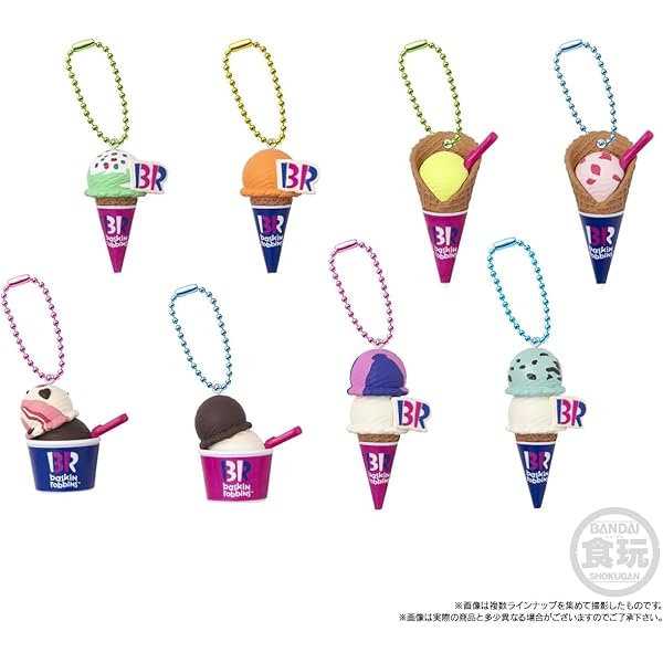 Amazon.co.jp: Bandai Baskin Robbins Ice Cream with Mascot Gummy 2