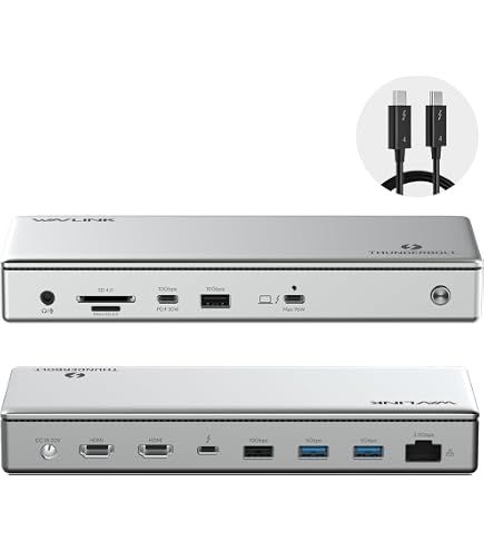 Anker 778 Thunderbolt Docking Station (12-in-1, 4), 40 Gbps with