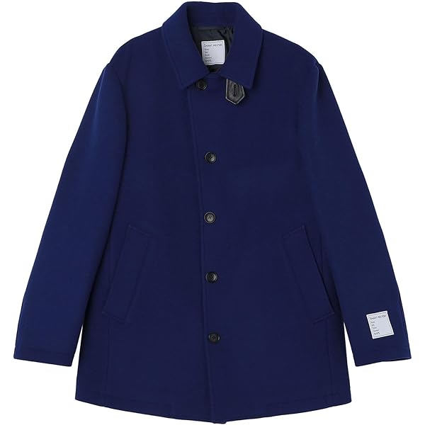 スーパー160’Ｓ　メリノウール　メルトン　シングル　ピーコート SHIPS： スーパー160'S メリノウール メルトン