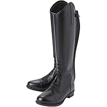 Amazon | 乗馬 ブーツ 乗馬用 合皮ロングブーツ 乗馬用品 EU38 W
