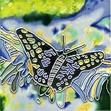 Tile Craft butterfly ceramic art tile 8 x 8 inches [並行輸入品]