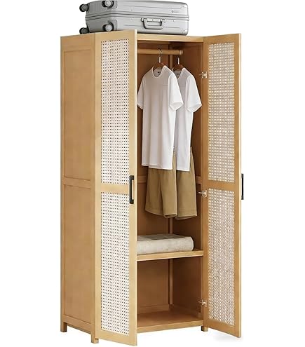 Amazon｜IKEA/イケア KLEPPSTAD/クレップスタード：ワードローブ 扉2枚 