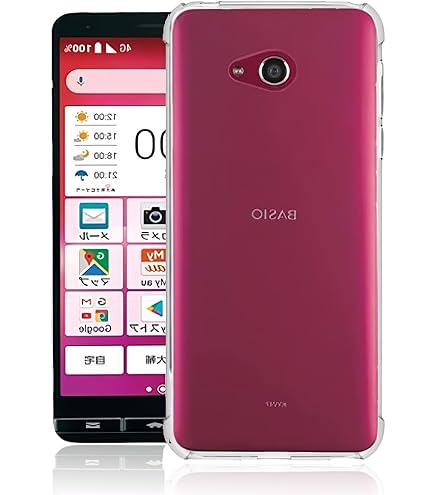 Amazon.co.jp: KNUTe スマホケース BASIO4用 KYV47対応 カバー TPU
