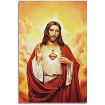 イエス・キリストの宗教画　絶版ポスター　額付き　B2サイズ イエス・キリストの宗教画 絶版ポスター 額付き B2サイズ