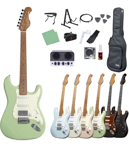 Amazon | GrassRoots G-KT-CTM See Thru Green エレキギター