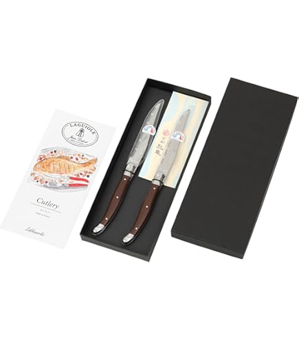 Amazon.co.jp: Laguiole By FlyingColors ステンレス製ステーキナイフ6