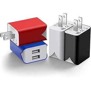 USB 充電器 【4個セット】 usb コンセント PSE認証 2USBポート 軽量 コンパクト スマホ充電器 iPho…