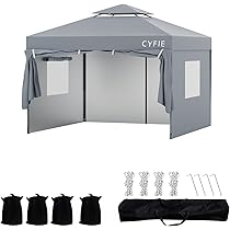 ワンタッチタープテント 3mx3m テント　メッシュ　タープテント　豪華　UV Hill Stone テント タープ 3×3m UV スクリーンタープ セット