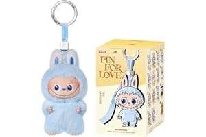 POP MART THE MONSTER PIN FOR LOVE シリーズぬいぐるみペンダント(A-M)【1ピース 】ポップマート ガチャガチャ ブラインド ボックス フィギュア プラモデル プレミアム おもちゃ ソフビ オリジナル キャラクター