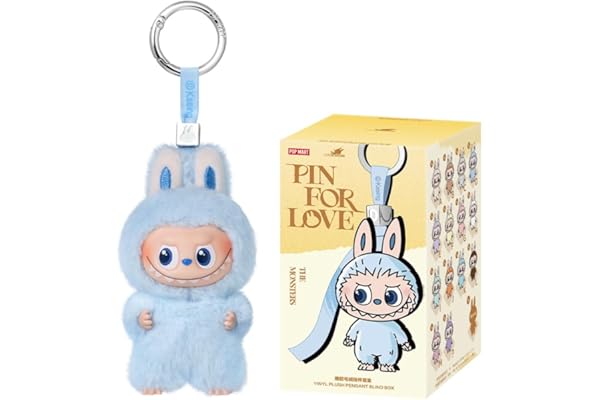 POP MART THE MONSTER PIN FOR LOVE シリーズぬいぐるみペンダント(A-M)【1ピース 】ポップマート ガチャガチャ ブラインド ボックス フィギュア プラモデル プレミアム おもちゃ ソフビ オリジナル キャラクター 誕生日 プレゼント