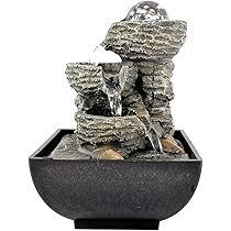 【入手困難】卓上噴水　ブラック　オブジェ 卓上噴水 デスクトップ噴水 室内噴水 流水飾り ミニ噴水 循環水