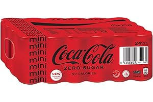 Coca-Cola Zero Sugar Mini Cans, 24 x 180ml