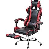 Amazon Co Jp サンワダイレクト ゲーミングチェア オットマン付き 無段階約160度 リクライニング ハイバック リクライニング連動肘付き 耐荷重100kg バケットシート レッド 150 Sncl003 ホーム キッチン