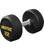 Amazon.co.jp: IROTEC Gym Dumbbell 89.2 lbs (36 kg) (All Rubber