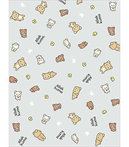 Amazon | サンエックス リラックマ A4クリアホルダー6+1 FA09602