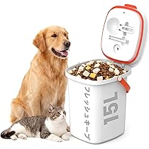 Amazon.co.jp: olayks. 真空保存容器 15L ペットフードストッカー 自動