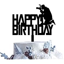 24-teiliger Kuchenaufsatz „Fotograf“ – Cupcake-Topper, Geburtstagsdeko, Handarbeit