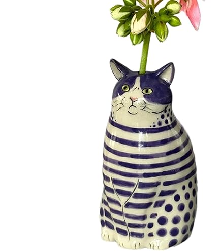 chato キダサトコ　猫　花瓶　フラワーベース fc5860139c1be76f0091bf940cae13
