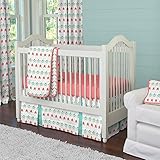 Carousel Designs Coral and Teal Arrow 3-Piece Crib Bedding Set by Carousel Designs