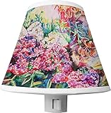 水彩花柄シェードNight Light