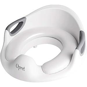 Opret 補助便座 子供用 トイレトレーニング おまる ほじょべんざ 幼児用便座 ベビー補助便座 滑り止め 取っ手付き…