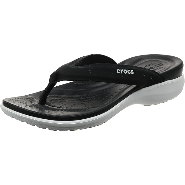 crocs capri leopard print flip