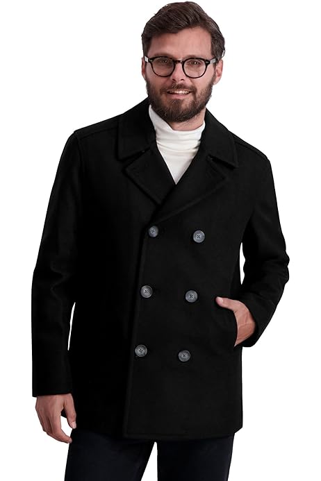 Amazon | London Fog トレンチコート メンズ 両前 ベルト付き