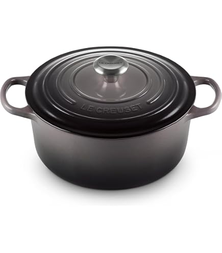 Amazon.co.jp: Le Creuset 特製エナメル加工鋳鉄製ブレゼ鍋 丸形 5