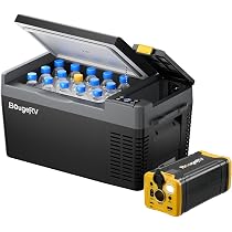 BougeRV 20L ポータブル冷蔵庫 冷凍 車載 バッテリー付き 61srLnuW0XL._AC_UL210_SR210,