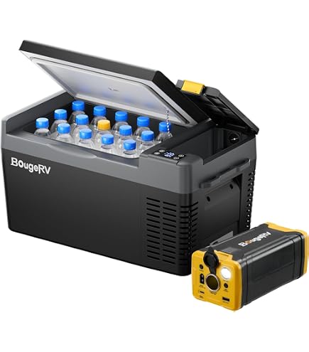 新品 Sumeriy 車載冷蔵庫 26L バッテリー付き Amazon.co.jp: Sumeriy 車載冷蔵庫 K31 バッテリー付き -20℃～20℃ 急速