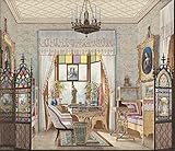 Empress Alexandra feodorovnas座っている部屋、Cottage Palace、聖Petersberg、ロシア – Eduar – Unframed 20" by 17" GC
