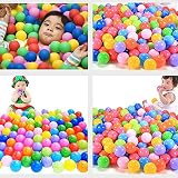 xueliee 100個キッズ赤ちゃんカラフルなソフトPlay BallsおもちゃCrush ProofボールソフトプラスチックボールボールピットSwimピットのボールプール 1 S102538MSL