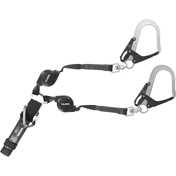 ⚫タジマ ハーネス用ランヤードER150ダブルＬ2 新規格】【墜落制止用器具】 タジマ ハーネス用ランヤード 【巻