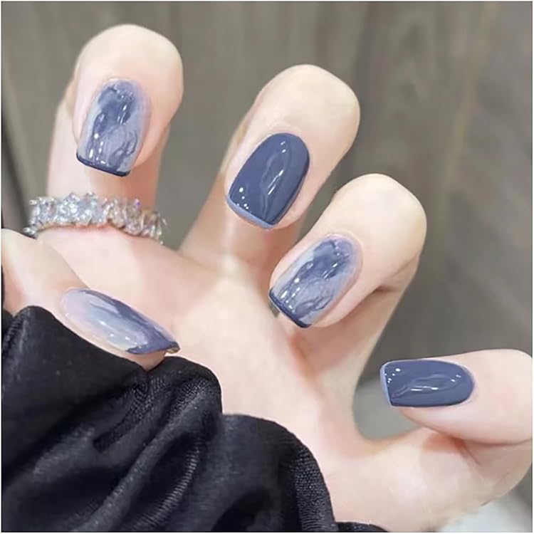 Amazon | ネイルチップ つけ爪 かわいい 付け爪 24枚入 キラキラ 光沢