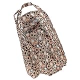 ノーブランド品 赤ちゃん　母乳　育児　授乳ケープ　授乳エプロン　ポンチョ　授乳カバー　通気性　綿　授乳用　全2色選べる - コー​​ヒー