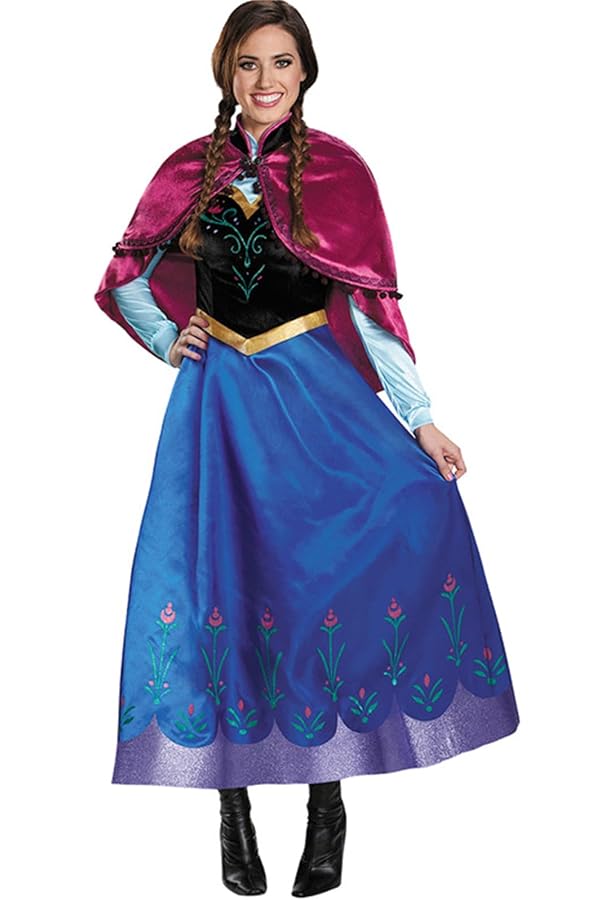 Amazon.co.jp: アナ ドレス コスプレ コスチューム レディース 大人