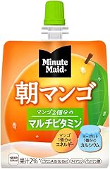 コカ・コーラ ミニッツ メイド 朝マンゴ ゼリー 180gパウチ×24個