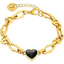 チェーンブレスレット　レディース　18K ハート　ダイヤ ブレスレット レディース 18K クロス ダイヤモンド ダイヤモンド